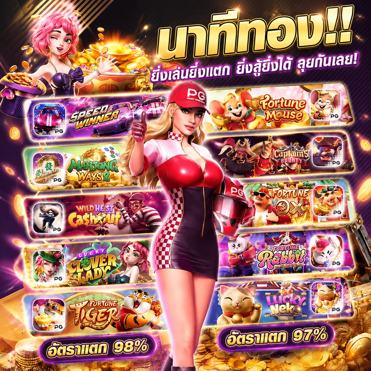เกม Pragmatic Play เช่น Gates of Olympus ในโหมดทดลองเล่น